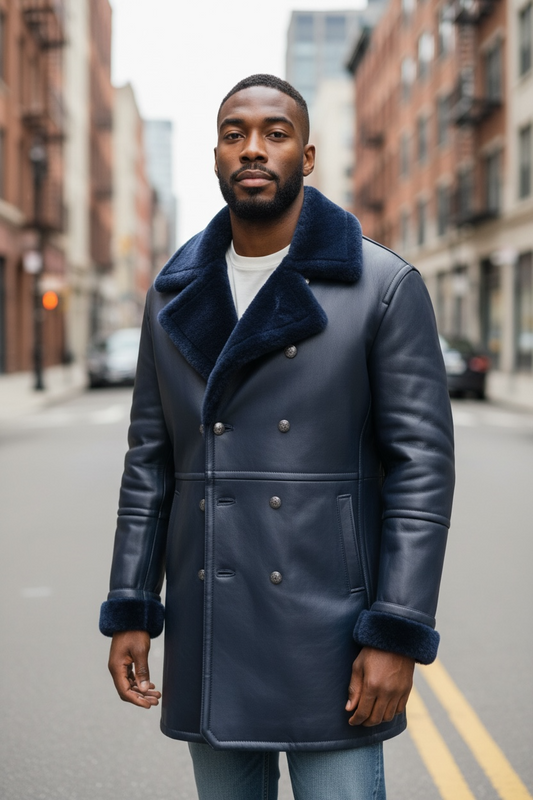 Jake Wood Leather Shearling